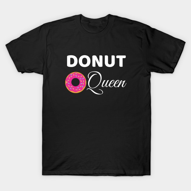 Donut Queen T-Shirt by Petalprints